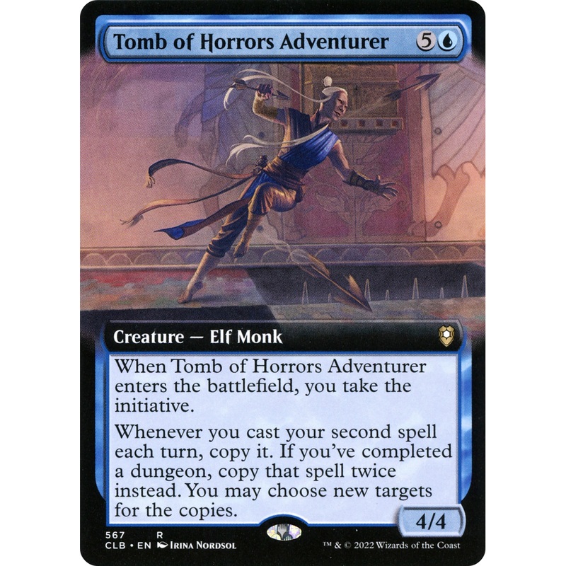Tomb of Horrors Adventurer (CLB-567) - Commander Legends: Battle for Baldur's Gate: (Extended Art) Foil