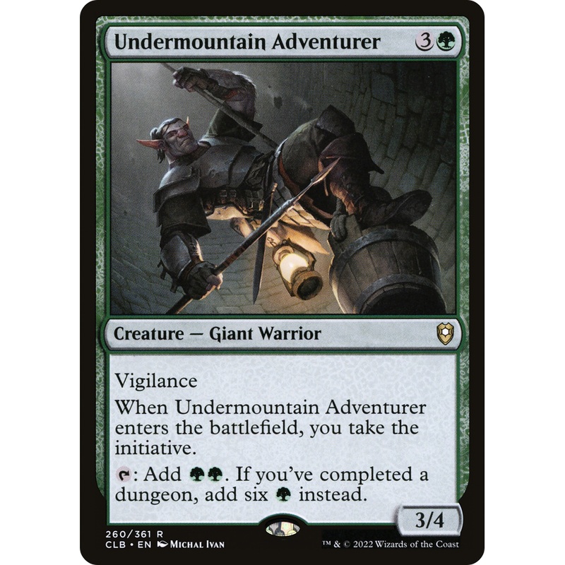 Undermountain Adventurer (CLB-260) - Commander Legends: Battle for Baldur's Gate