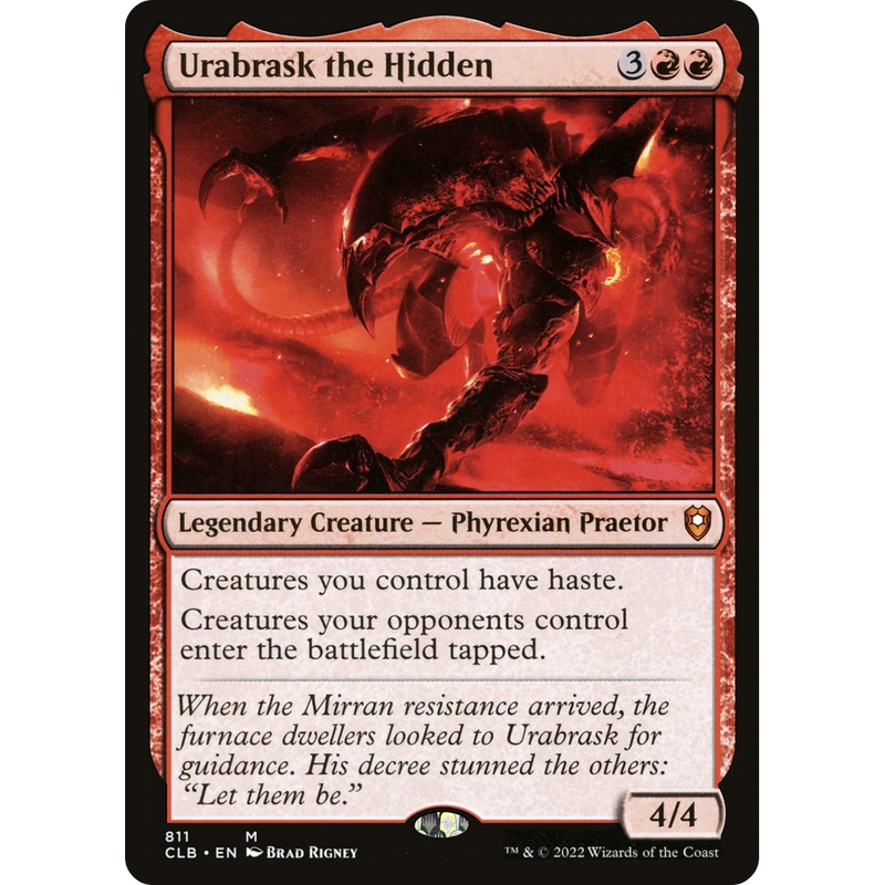 Urabrask the Hidden (CLB-811) - Commander Legends: Battle for Baldur's Gate