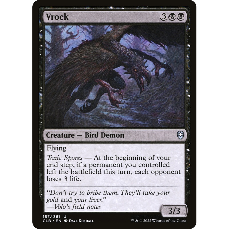 Vrock (CLB-157) - Commander Legends: Battle for Baldur's Gate