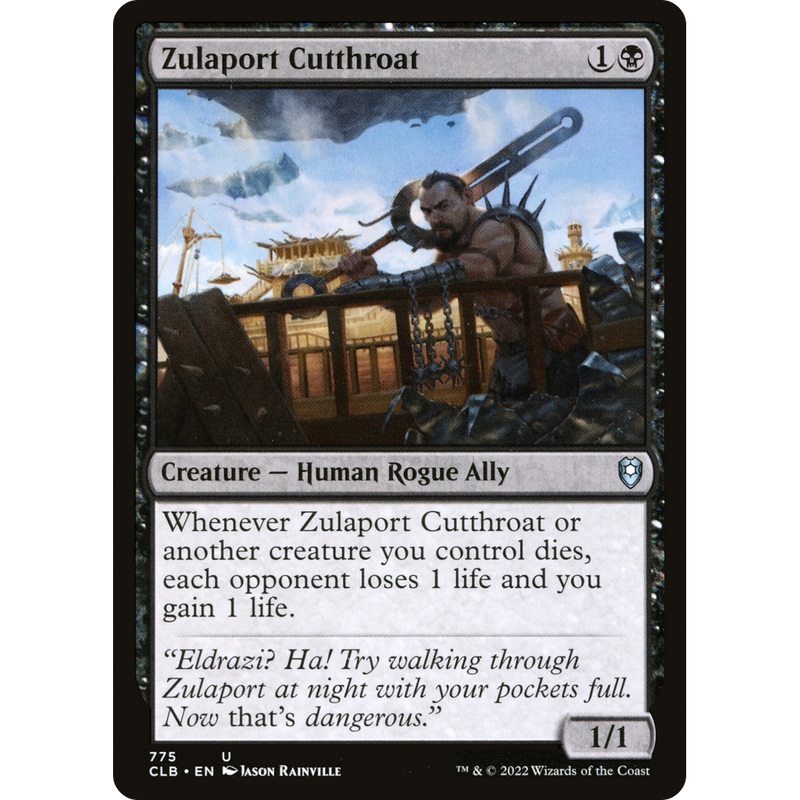 Zulaport Cutthroat (CLB-775) - Commander Legends: Battle for Baldur's Gate