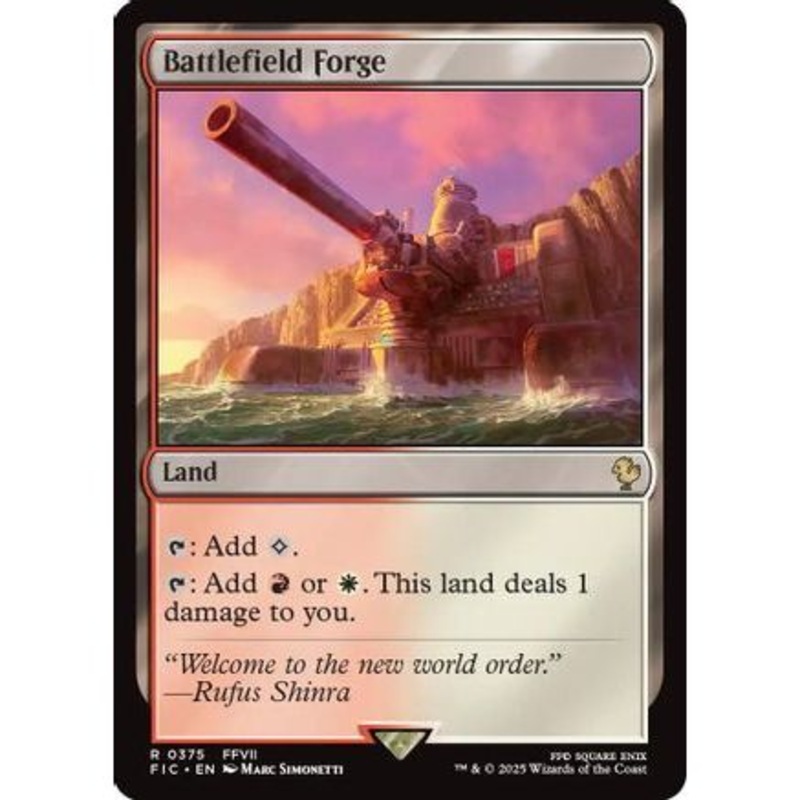 Battlefield Forge (Surge Foil) (FIC-375) - Commander: FINAL FANTASY Foil
