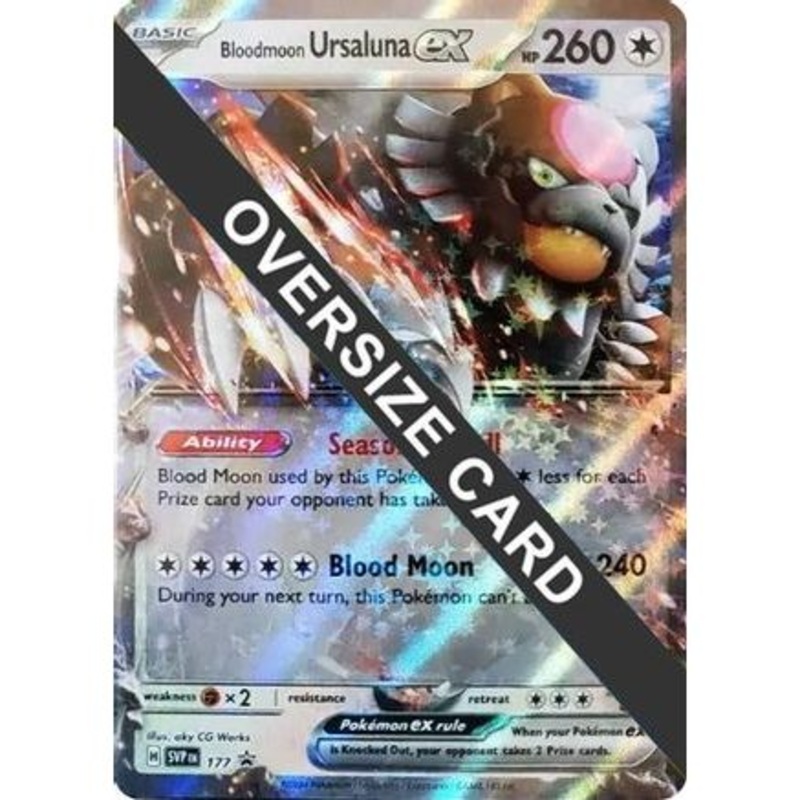 Bloodmoon Ursaluna ex - 177 141 - Jumbo Cards Holofoil