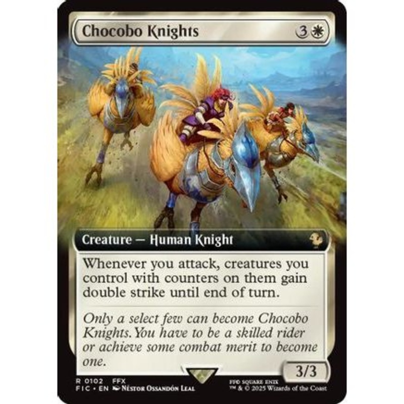 Chocobo Knights (Extended Art) (FIC-102) - Commander: FINAL FANTASY