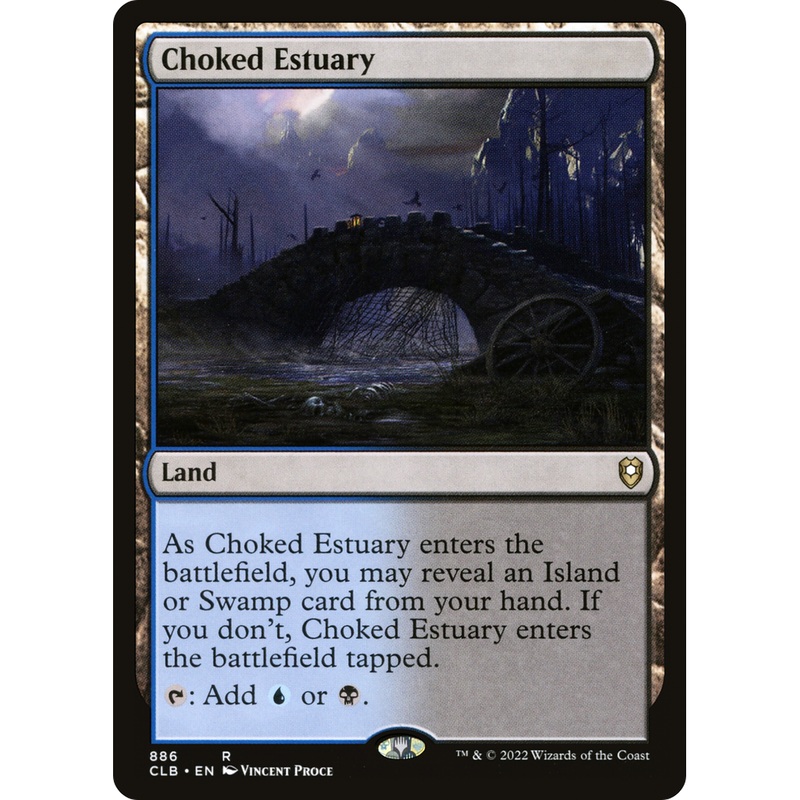 Choked Estuary (CLB-886) - Commander Legends: Battle for Baldur's Gate