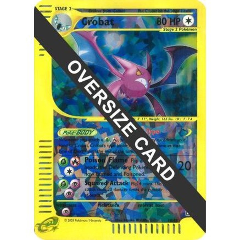 Crobat - 10/12 (Box Topper) 10 - Jumbo Cards Reverse Holofoil
