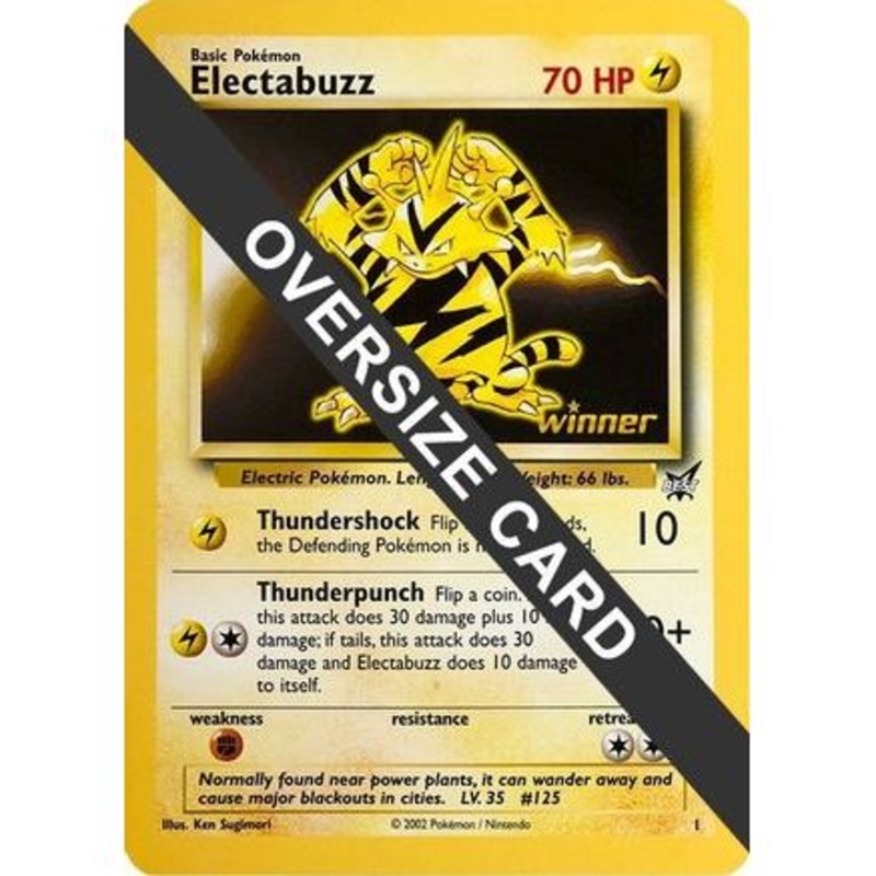 Electabuzz - 1 (Best of Game 1 Promo) 1 - Jumbo Cards