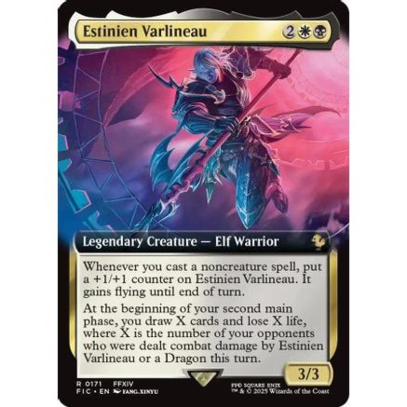 Estinien Varlineau (Extended Art) (FIC-171) - Commander: FINAL FANTASY Foil
