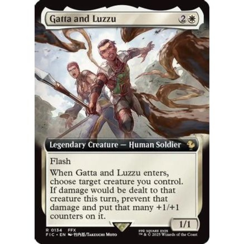 Gatta and Luzzu (Extended Art) (FIC-134) - Commander: FINAL FANTASY Foil