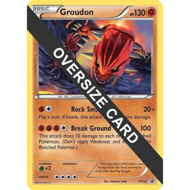 Groudon - XY52 (XY Black Star Promo) XY52 - Jumbo Cards Holofoil