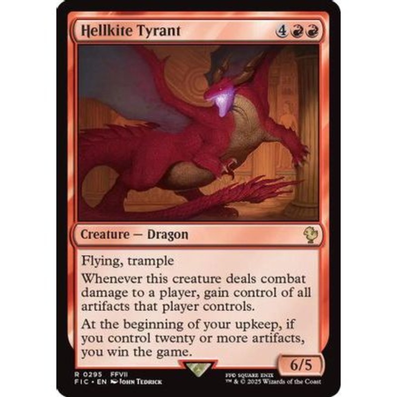 Hellkite Tyrant (Surge Foil) (FIC-295) - Commander: FINAL FANTASY Foil