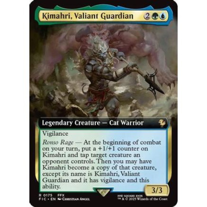 Kimahri, Valiant Guardian (Extended Art) (FIC-175) - Commander: FINAL FANTASY