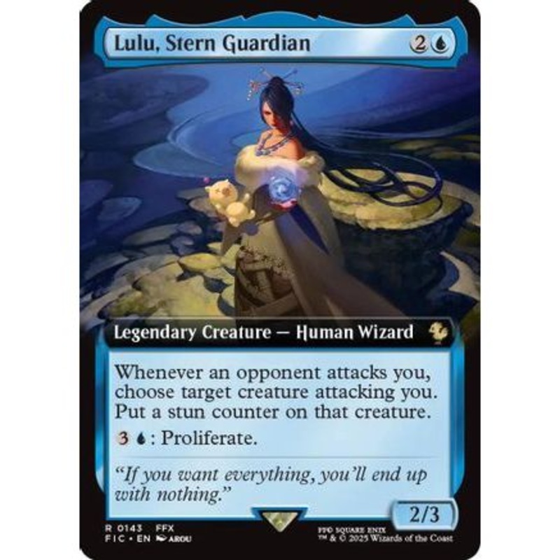 Lulu, Stern Guardian (Extended Art) (FIC-143) - Commander: FINAL FANTASY