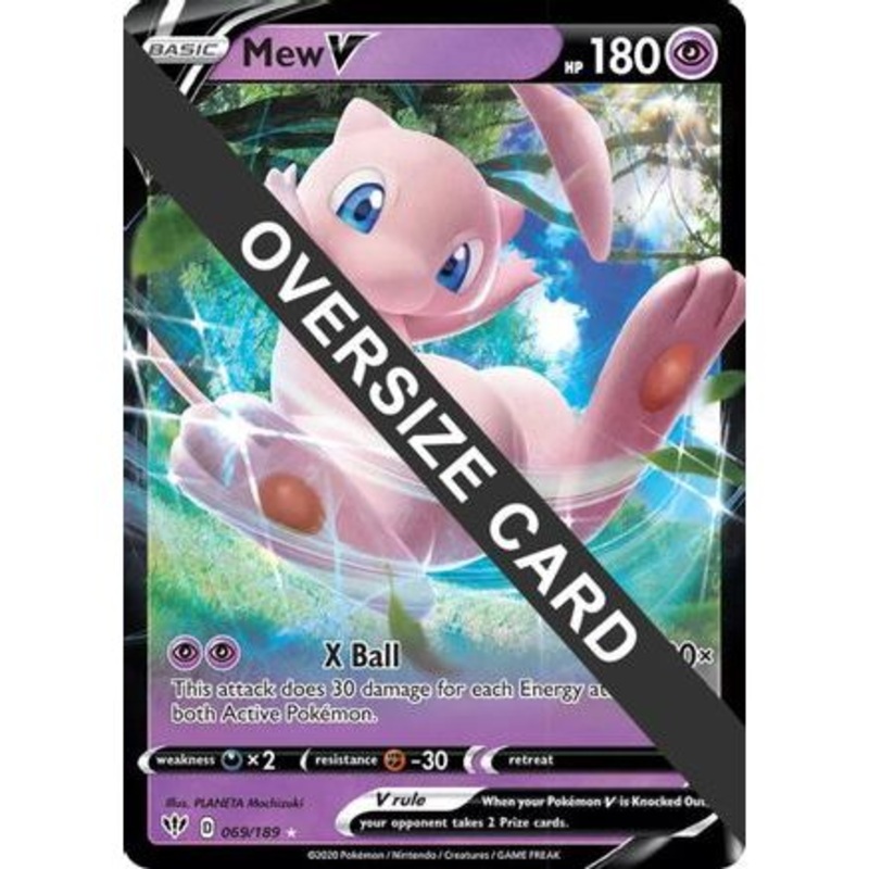 Mew V - 069/189 69 - Jumbo Cards Holofoil