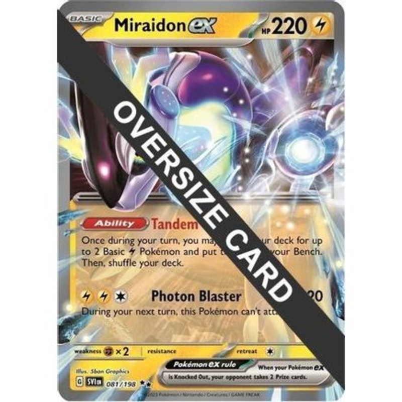 Miraidon ex 81 - Jumbo Cards Holofoil