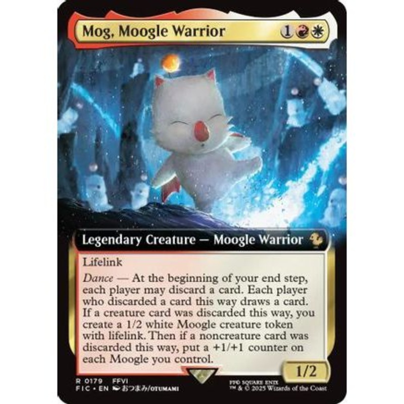 Mog, Moogle Warrior (Extended Art) (FIC-179) - Commander: FINAL FANTASY