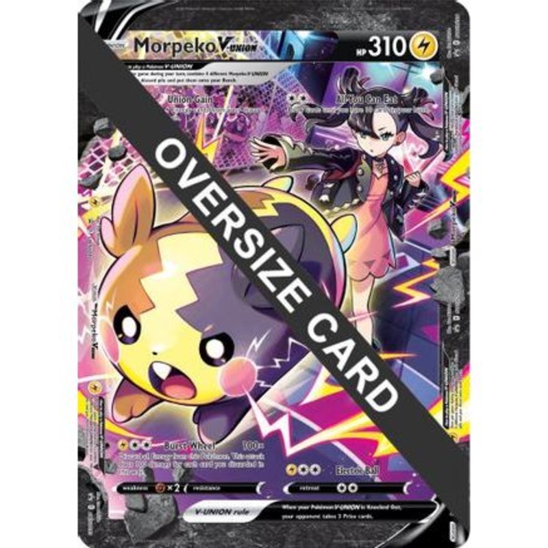 Morpeko V-Union (SWSH287-290) SWSH290 - Jumbo Cards Holofoil