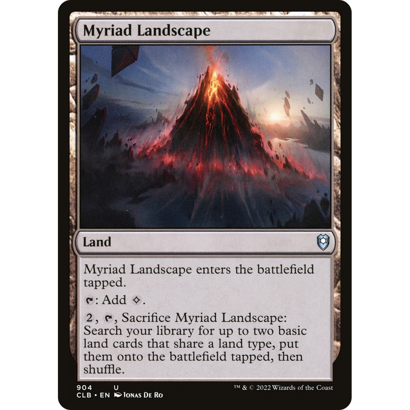 Myriad Landscape (CLB-904) - Commander Legends: Battle for Baldur's Gate