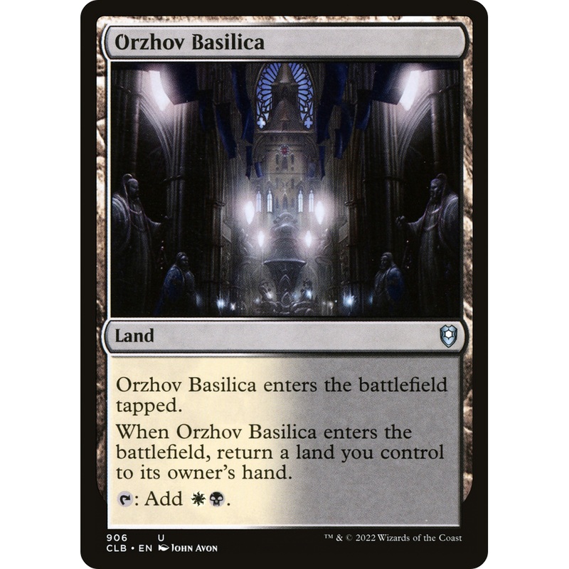 Orzhov Basilica (CLB-906) - Commander Legends: Battle for Baldur's Gate