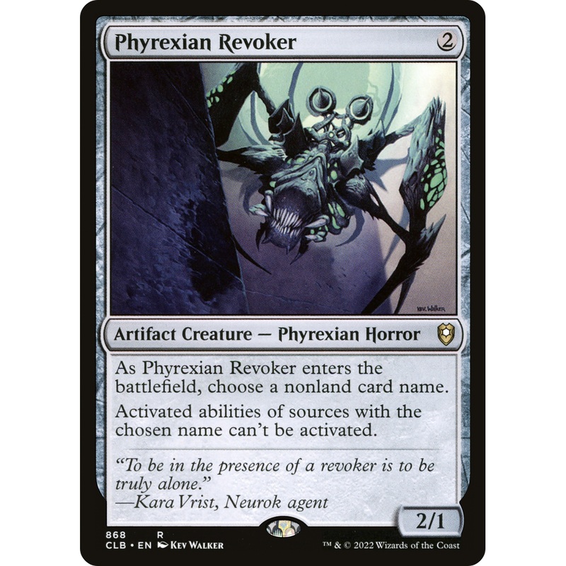 Phyrexian Revoker (CLB-868) - Commander Legends: Battle for Baldur's Gate