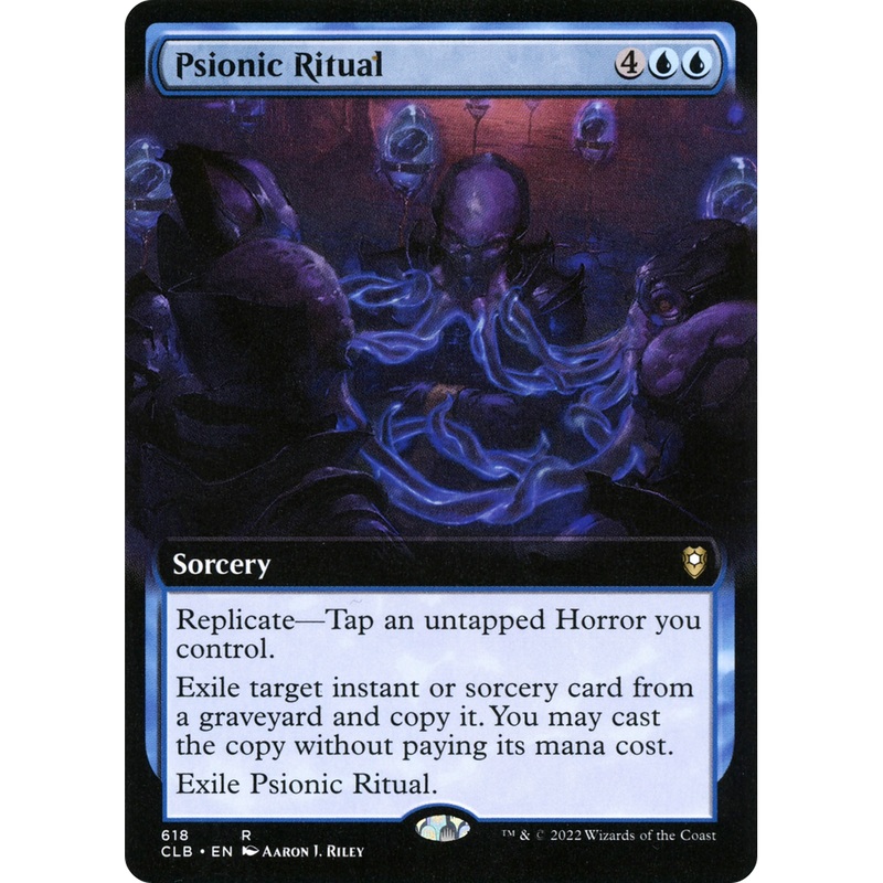 Psionic Ritual (CLB-618) - Commander Legends: Battle for Baldur's Gate: (Extended Art)