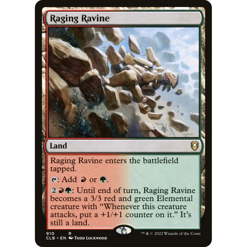 Raging Ravine (CLB-910) - Commander Legends: Battle for Baldur's Gate