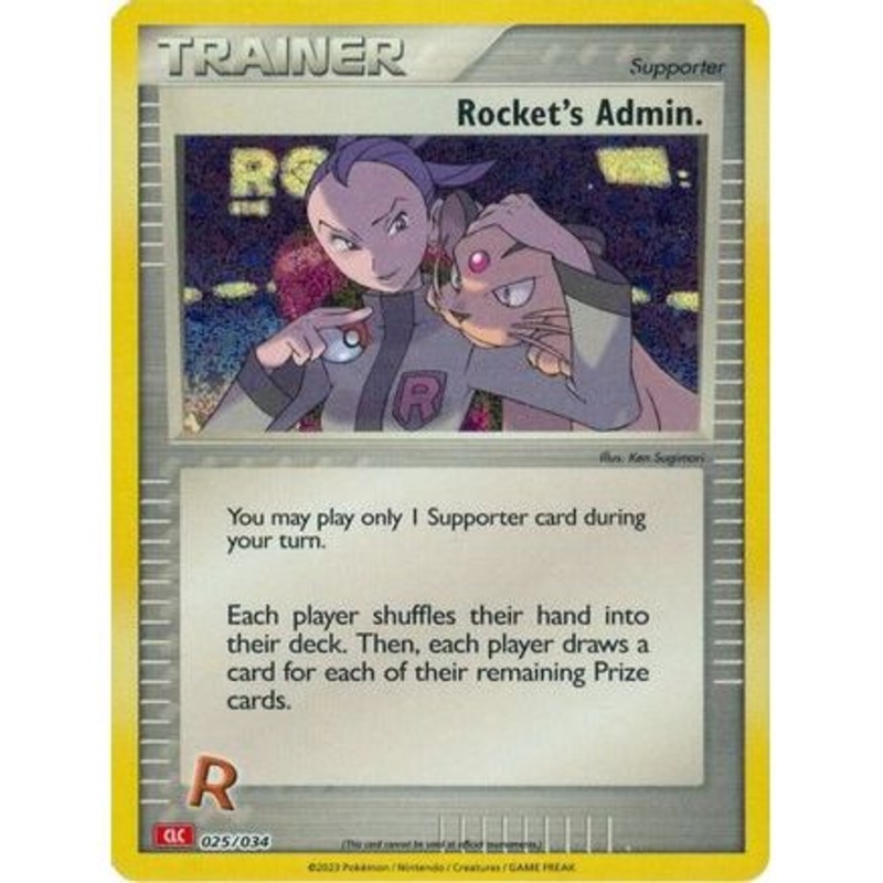 Rocket's Admin. (CLC) 25 - Trading Card Game Classic Holofoil