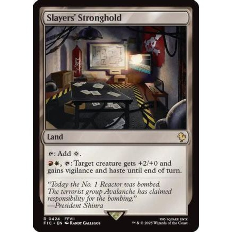 Slayers' Stronghold (Surge Foil) (FIC-424) - Commander: FINAL FANTASY Foil