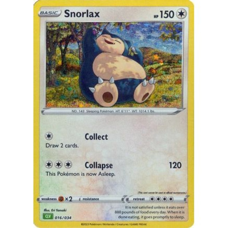 Snorlax 16 - Trading Card Game Classic Holofoil