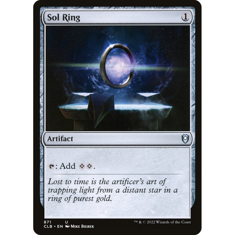 Sol Ring (CLB-871) - Commander Legends: Battle for Baldur's Gate