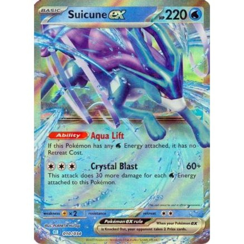 Suicune ex 10 - Trading Card Game Classic Holofoil