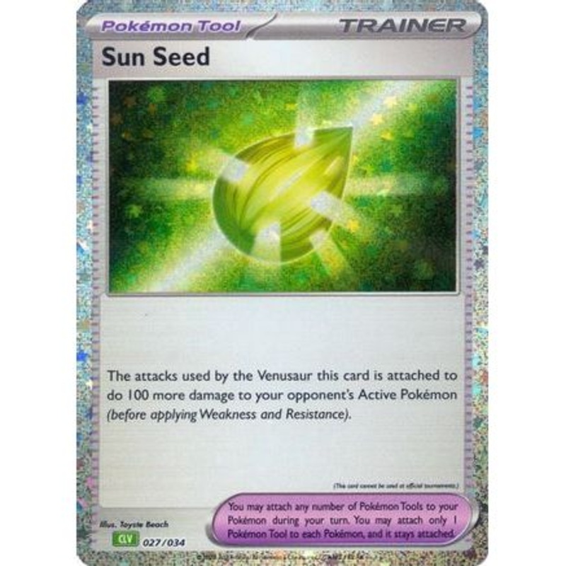 Sun Seed 27 - Trading Card Game Classic Holofoil