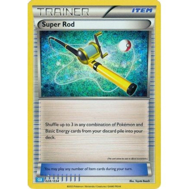 Super Rod (CLB) 28 - Trading Card Game Classic Holofoil