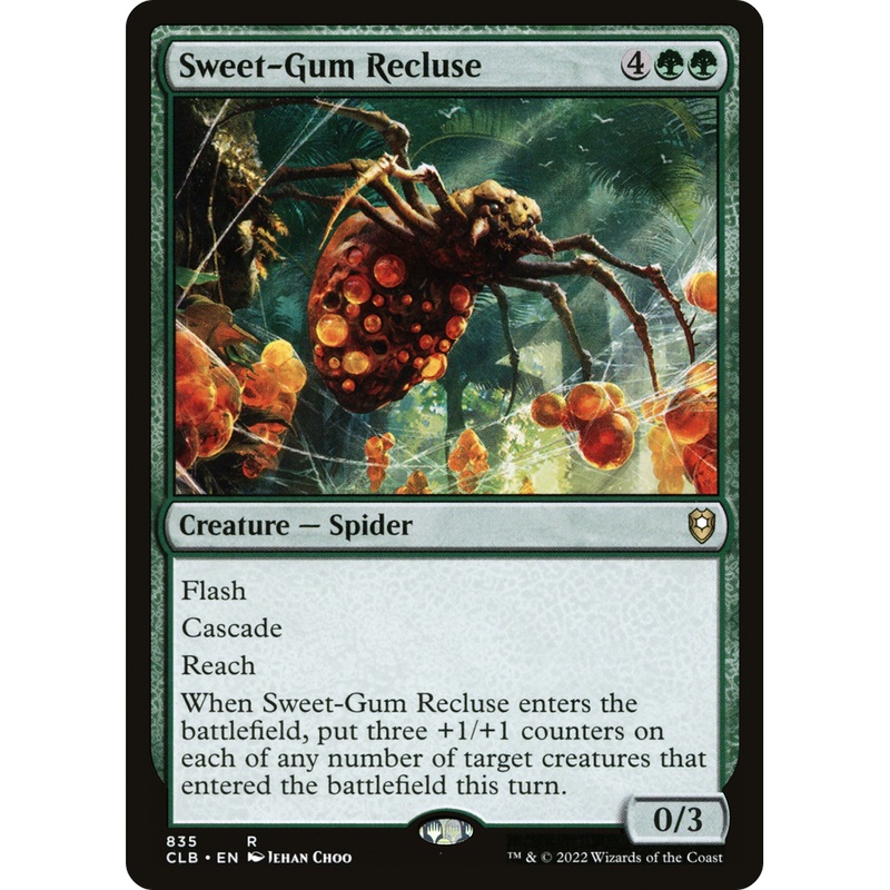Sweet-Gum Recluse (CLB-835) - Commander Legends: Battle for Baldur's Gate