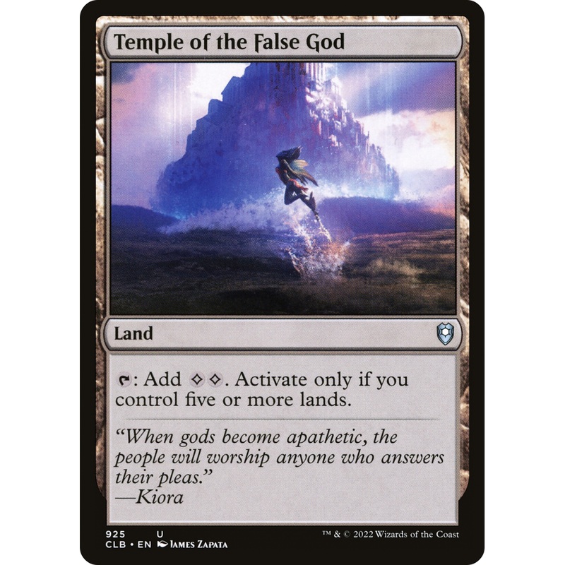 Temple of the False God (CLB-925) - Commander Legends: Battle for Baldur's Gate