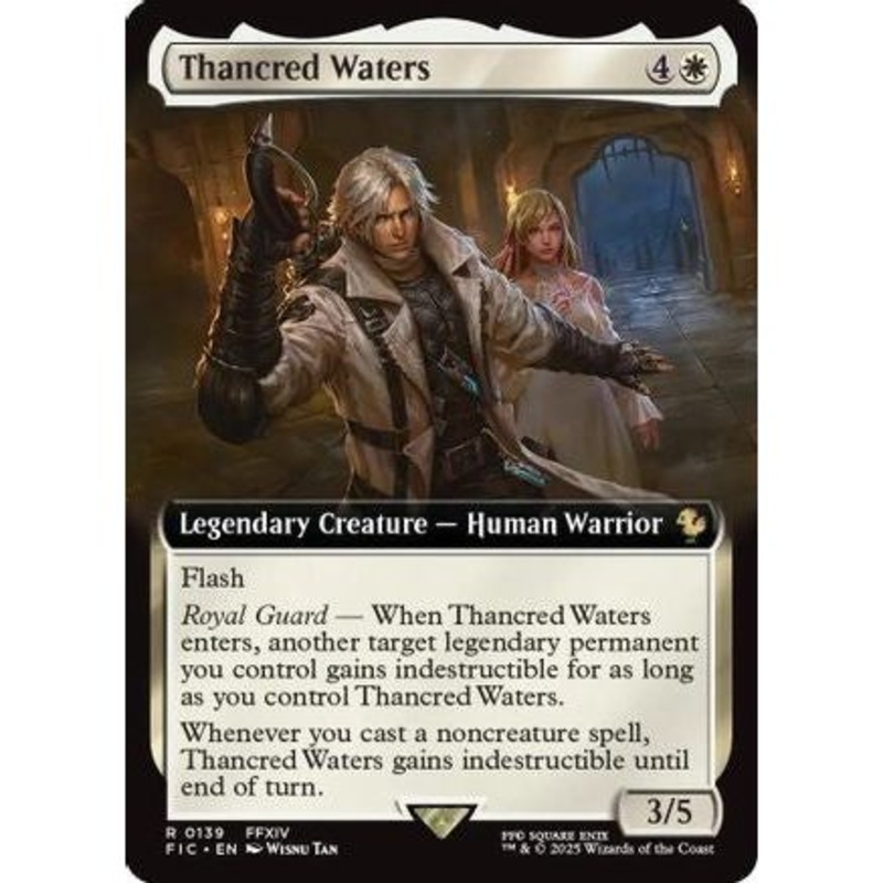 Thancred Waters (Extended Art) (FIC-139) - Commander: FINAL FANTASY Foil