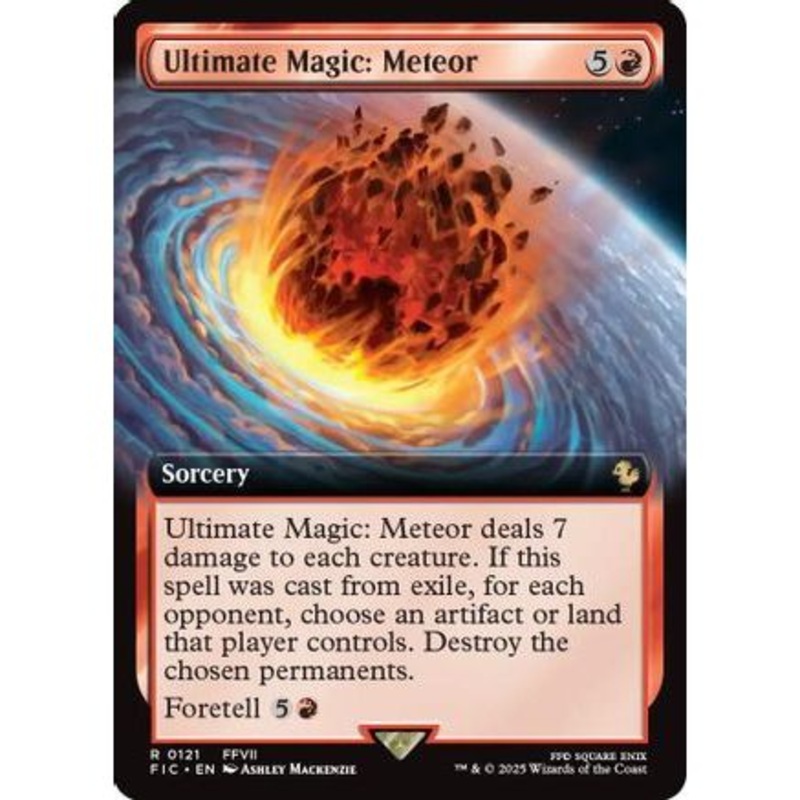 Ultimate Magic: Meteor (Extended Art) (FIC-121) - Commander: FINAL FANTASY