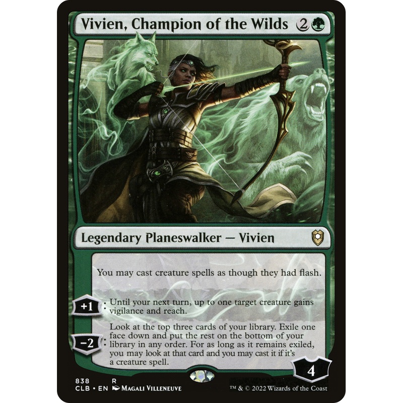 Vivien, Champion of the Wilds (CLB-838) - Commander Legends: Battle for Baldur's Gate