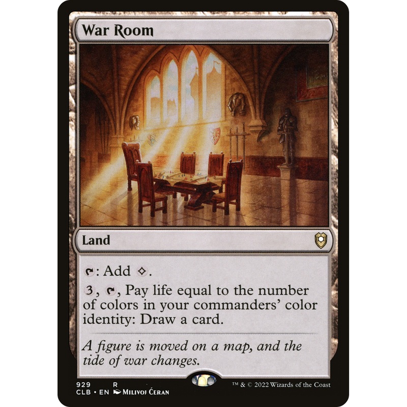 War Room (CLB-929) - Commander Legends: Battle for Baldur's Gate