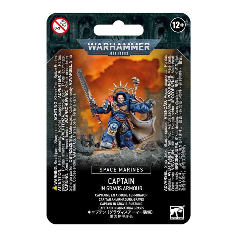 Warhammer 40K: Space Marines  Captain in Gravis Armour [48-70]