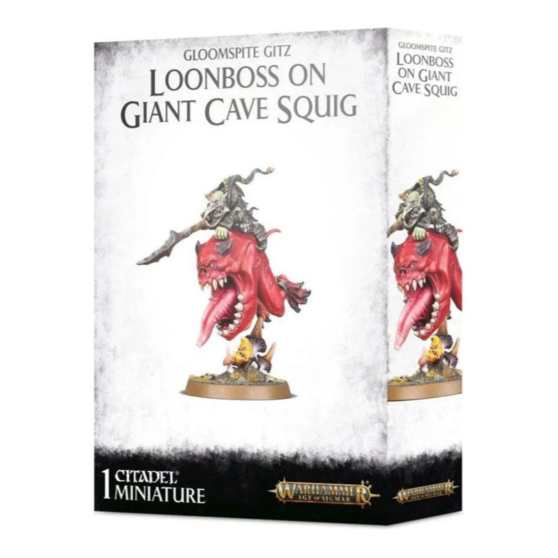 Warhammer Age of Sigmar: Gloomspite Gtiz - Loonboss on Giant Cave Squig [89-35]