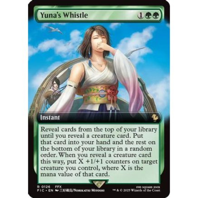 Yuna's Whistle (Extended Art) (FIC-126) - Commander: FINAL FANTASY Foil