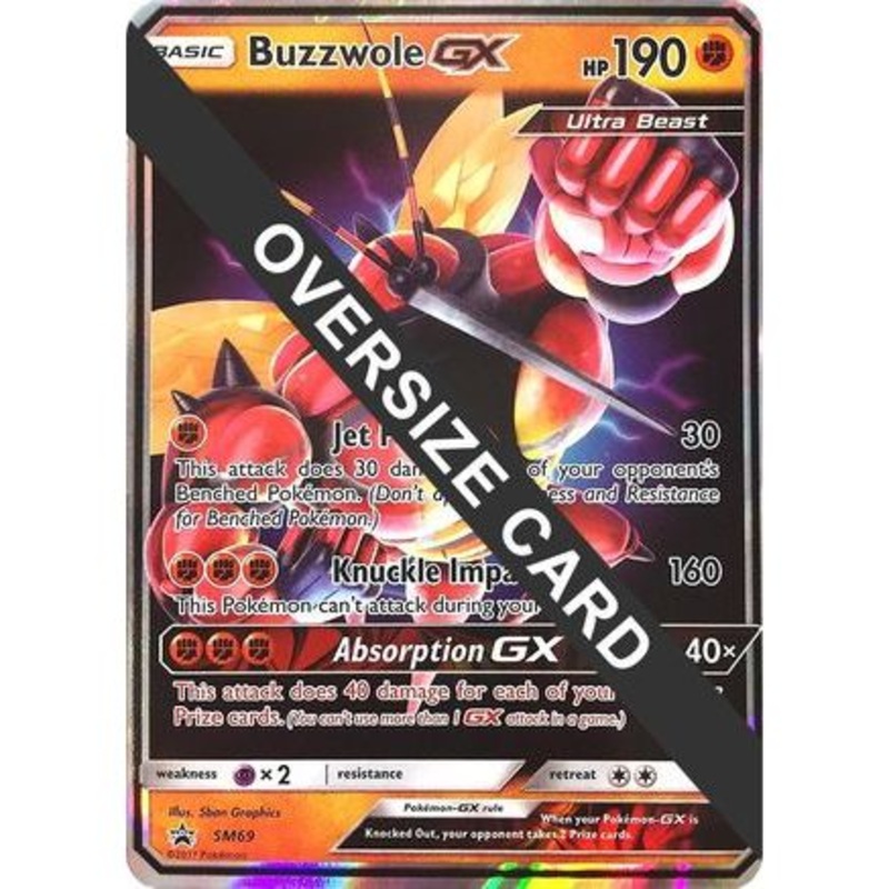 Buzzwole GX - SM69 (SM Black Star Promos) SM69 - Jumbo Cards Holofoil