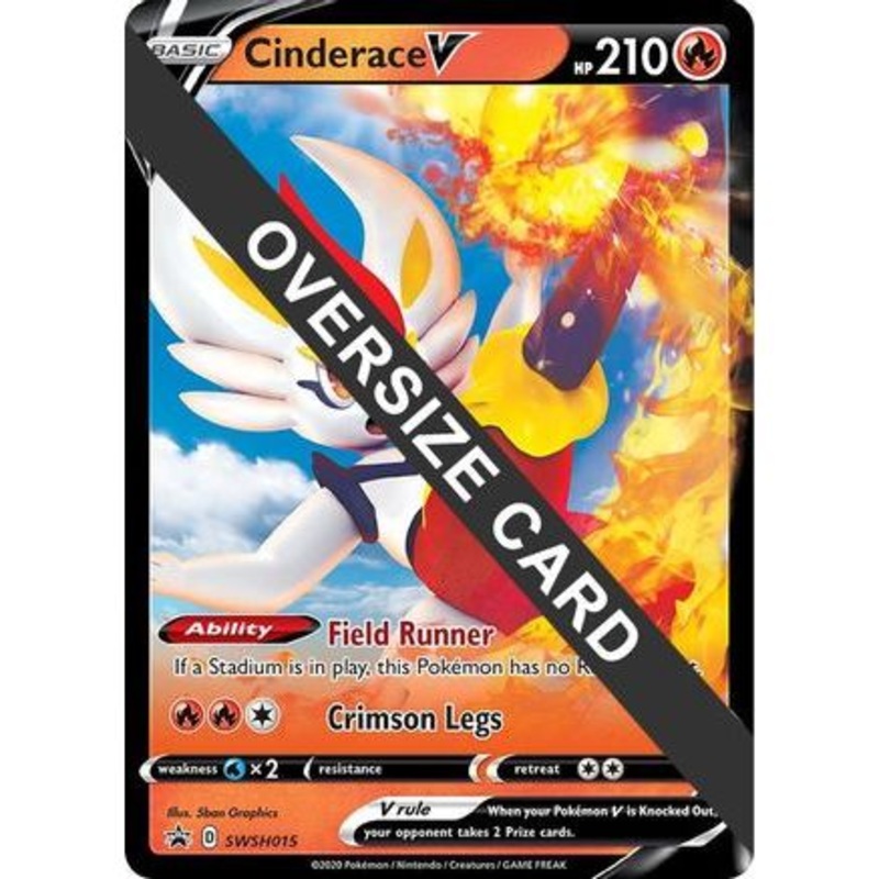 Cinderace V - SWSH015 SWSH015 - Jumbo Cards Holofoil