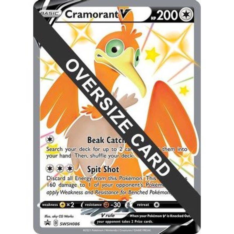 Cramorant V - SWSH086 SWSH086 - Jumbo Cards Holofoil