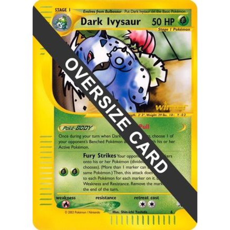 Dark Ivysaur - 6 (Best of Game 6 Promo) 6 - Jumbo Cards