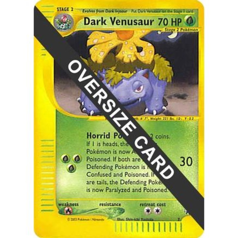Dark Venusaur - 7 (Best of Game 7 Promo) 7 - Jumbo Cards