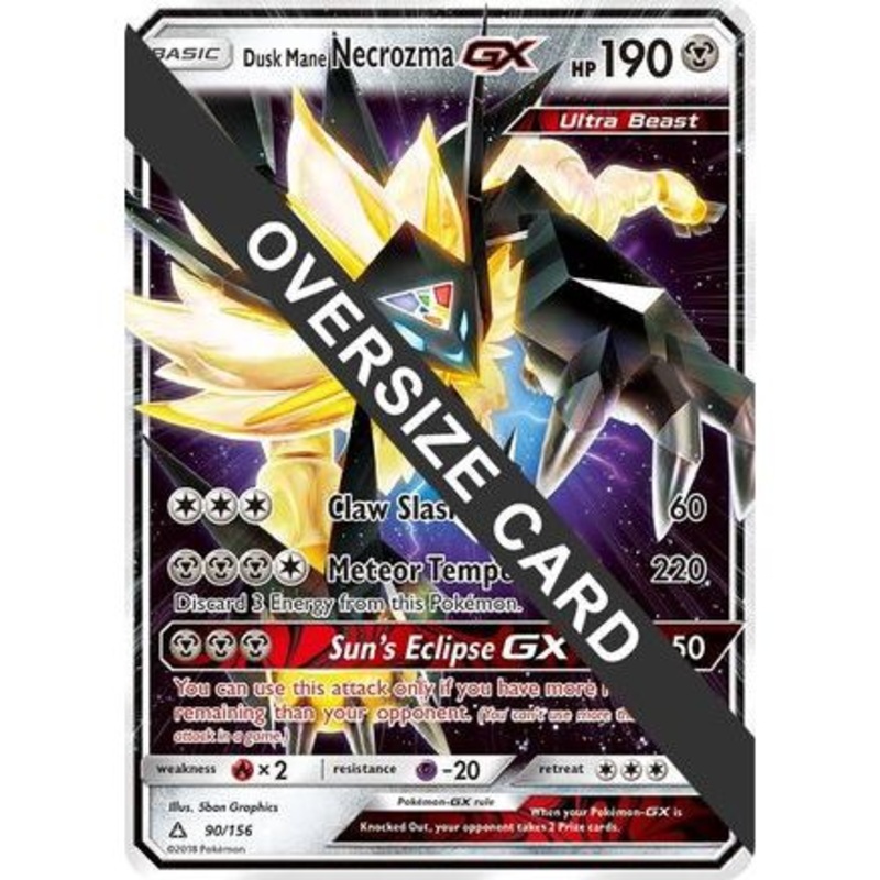 Dusk Mane Necrozma GX - 90/156 90 - Jumbo Cards Holofoil