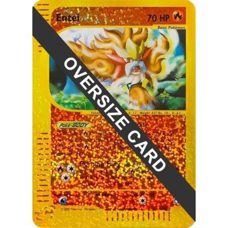 Entei - 5/12 (Box Topper) 5 - Jumbo Cards Reverse Holofoil