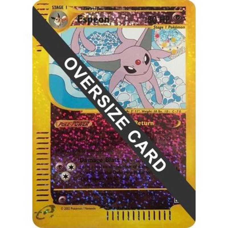 Espeon - 6/12 (Box Topper) 6 - Jumbo Cards Reverse Holofoil